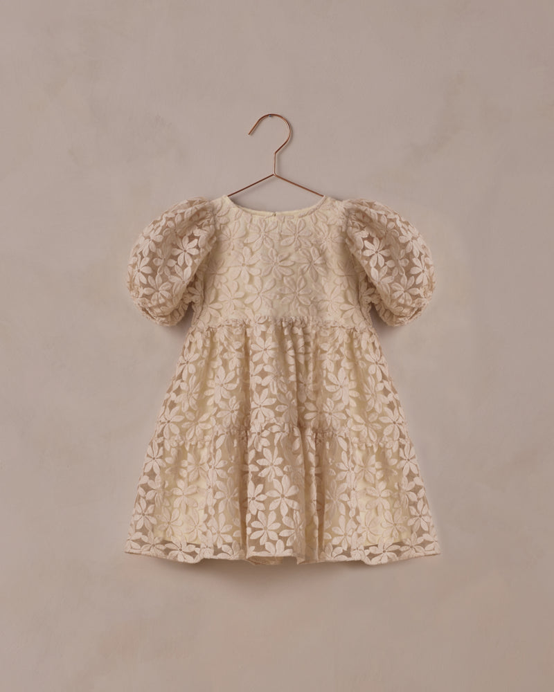 Chloe Dress - Embroidered Daisy