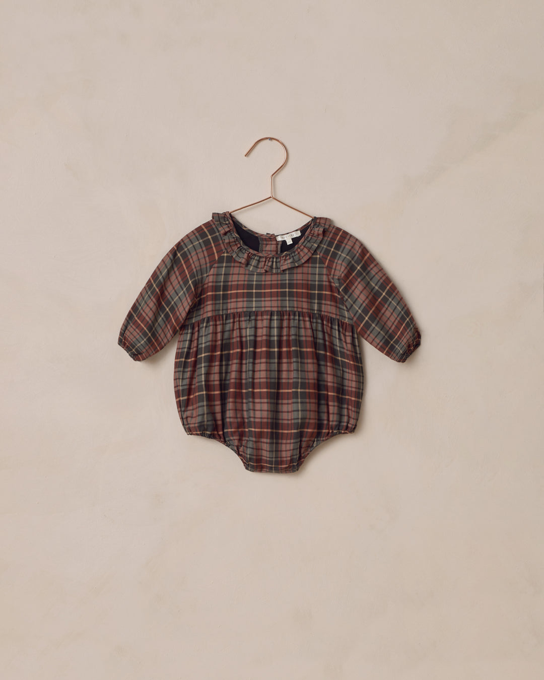 Noralee Adeline Romper - Winter Tartan