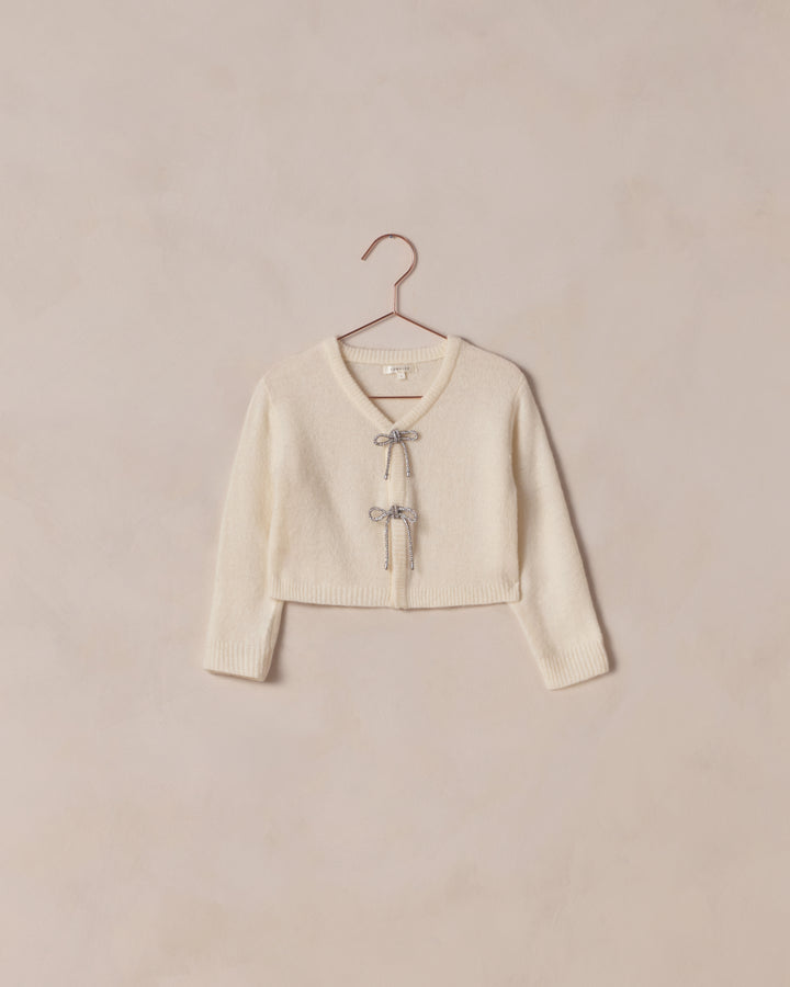 Noralee Bow Cardigan - Ivory