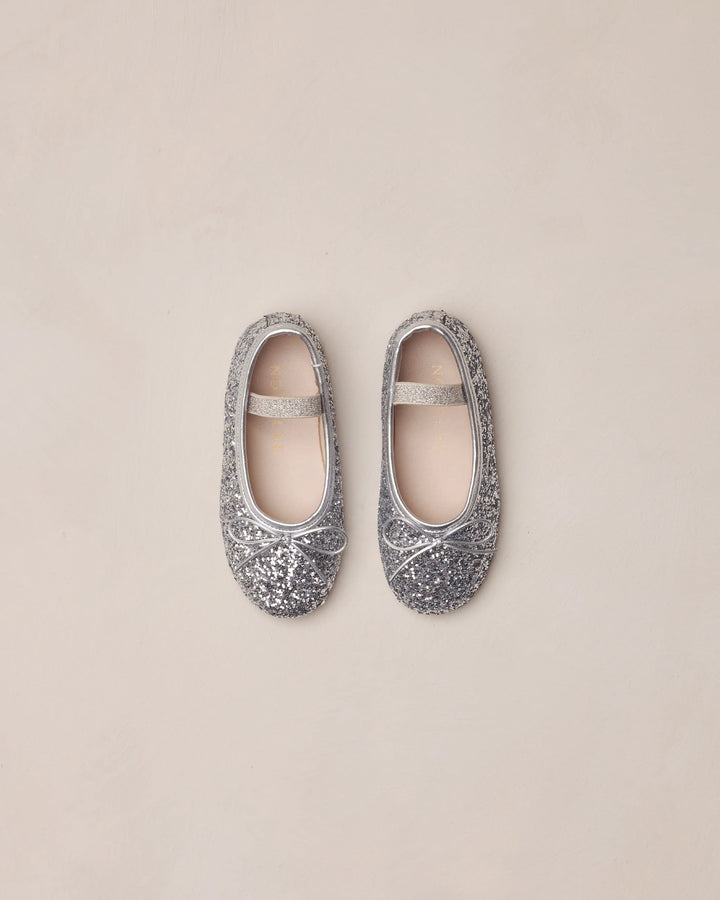 Noralee Ballet Flats - Silver Sparkle