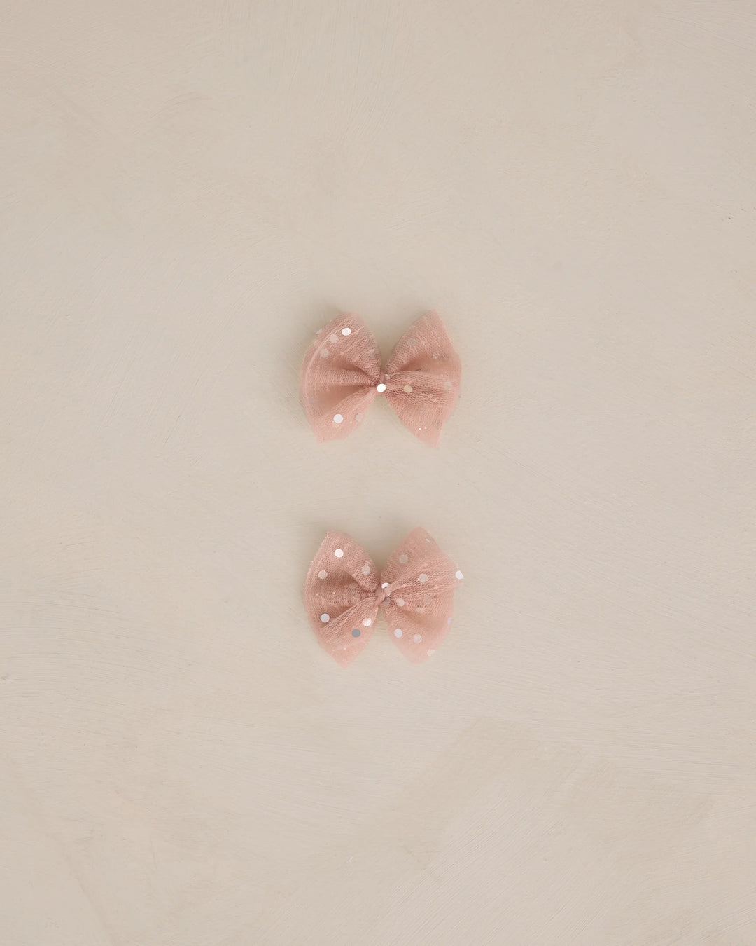 Noralee Flutter Tulle Clips - Rose
