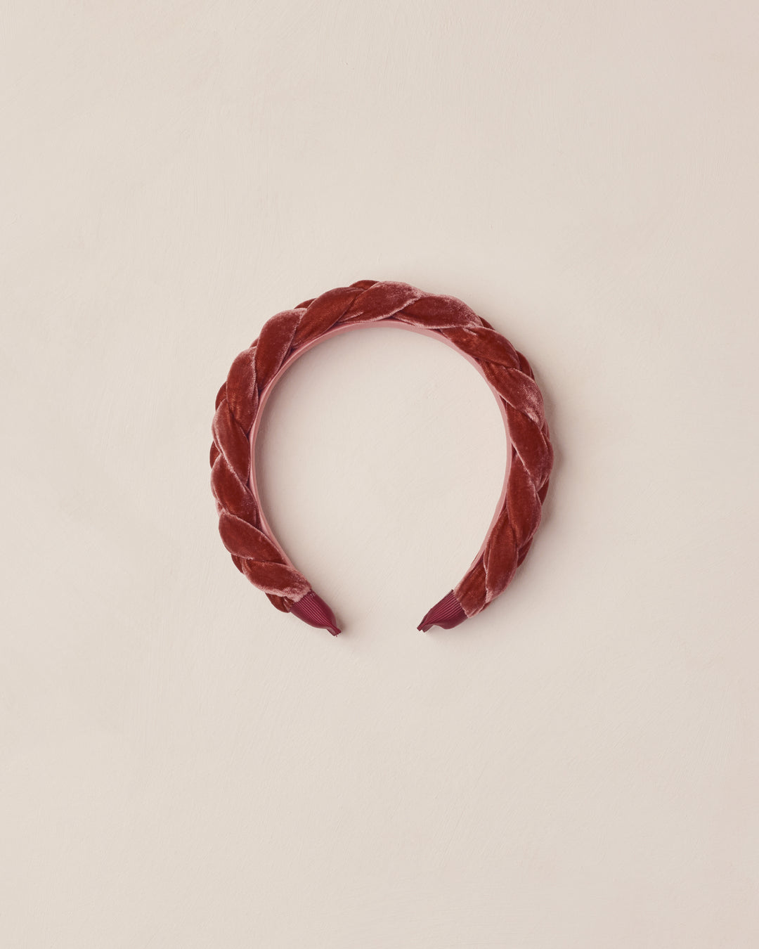 Noralee Braided Headband - Ruby