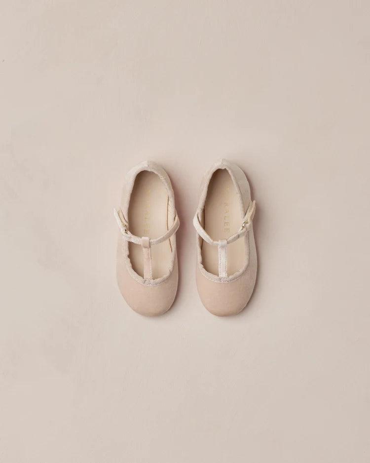 Noralee T-Strap Ballet Flats - Rose