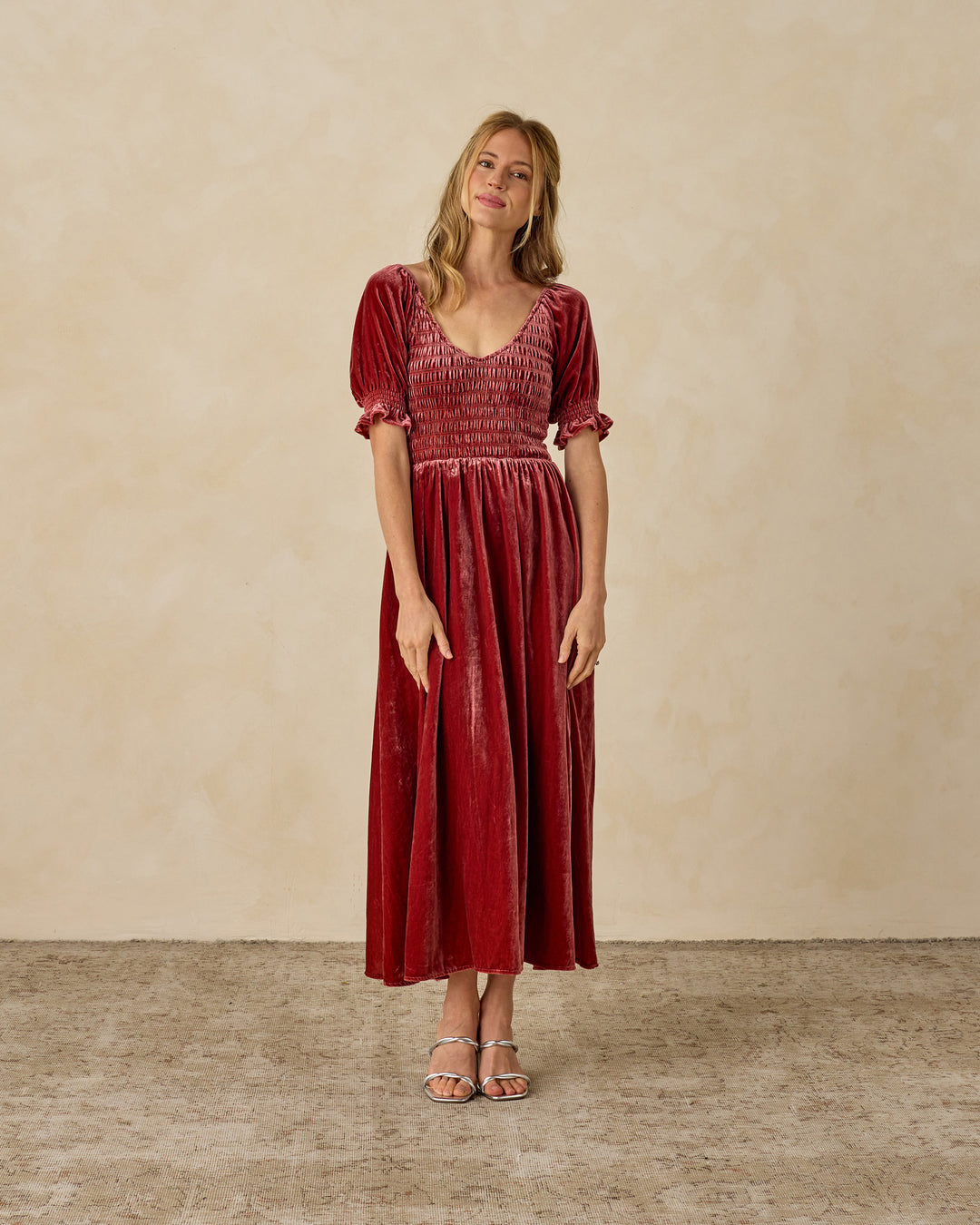 Noralee Adele Dress - Ruby