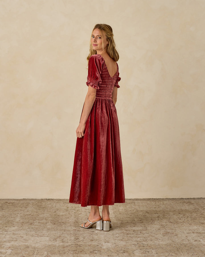 Noralee Adele Dress - Ruby