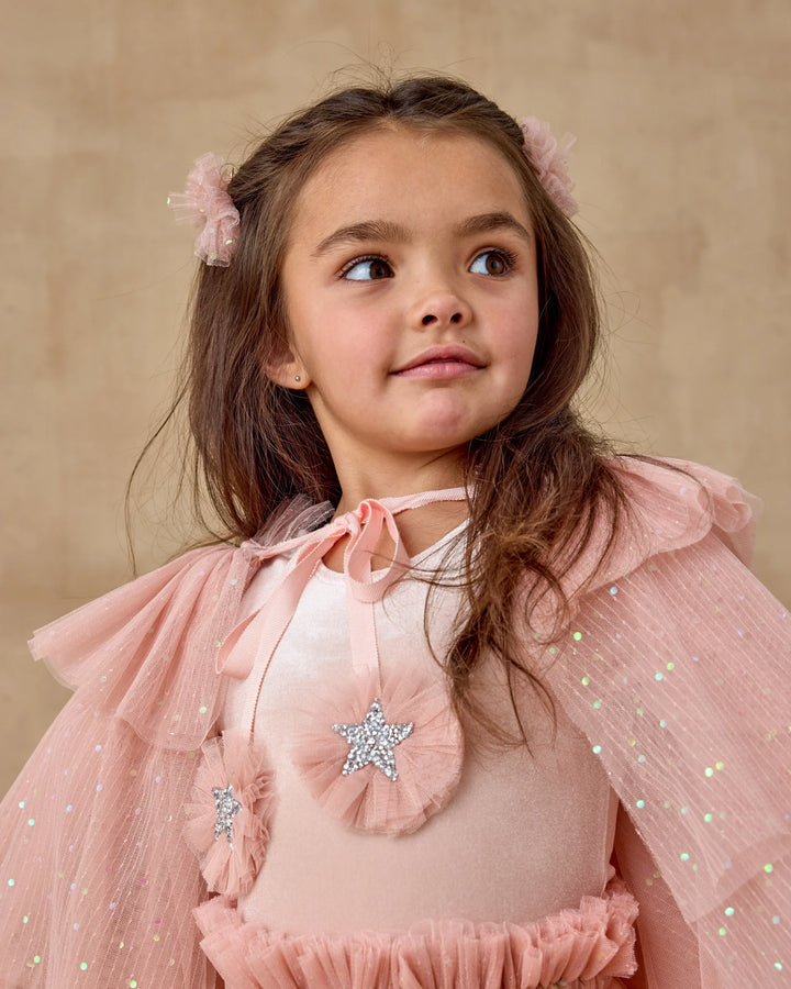 Noralee Flutter Tulle Clips - Rose