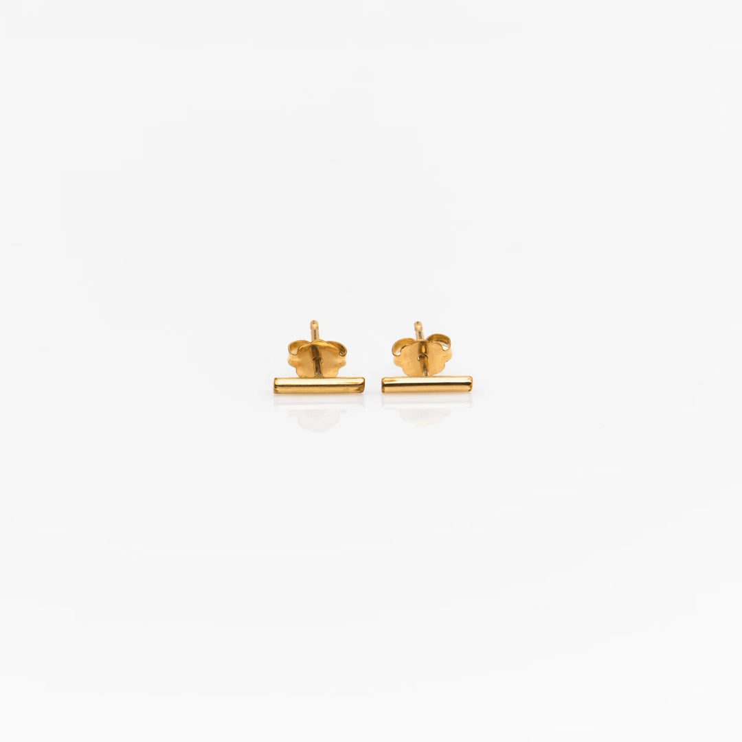 Nashelle Horizon Stud Earrings 14k Gold Fill