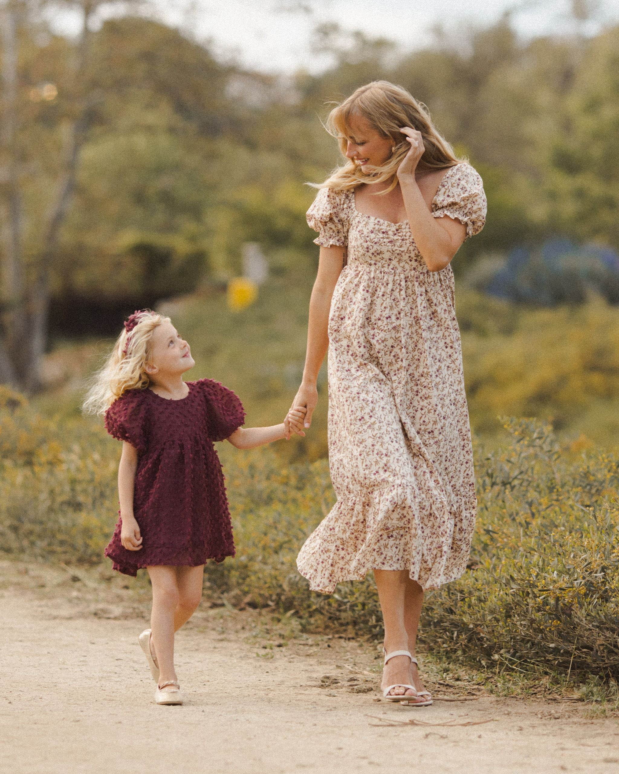 Noralee Chloe Dress - Floral Fig – Hopscotch Kids