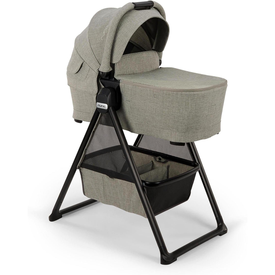 SWIV & TRIV Series Bassinet + Stand by Nuna Umber (BMW Collection)