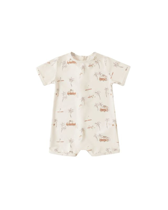 Rylee + Cru Shorty One-Piece - Surf Town
