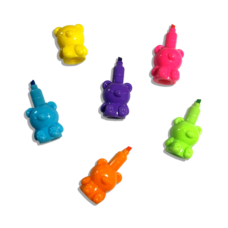 Ooly Bear Besties Stacking Highlighters - 5 Color
