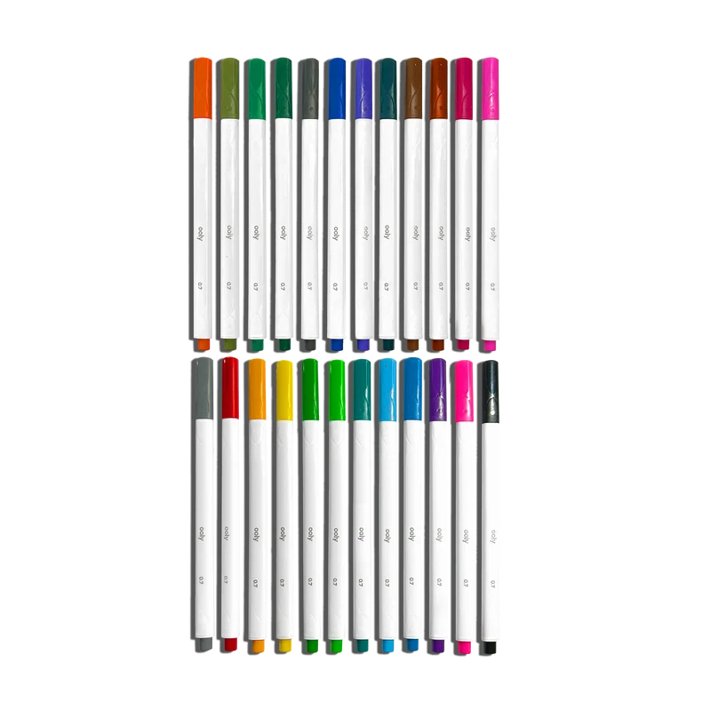 Ooly Seriously Fine Tip Markers - Set of 24