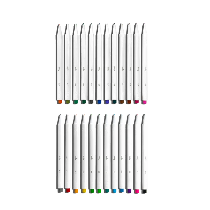 Ooly Seriously Fine Tip Markers - Set of 24