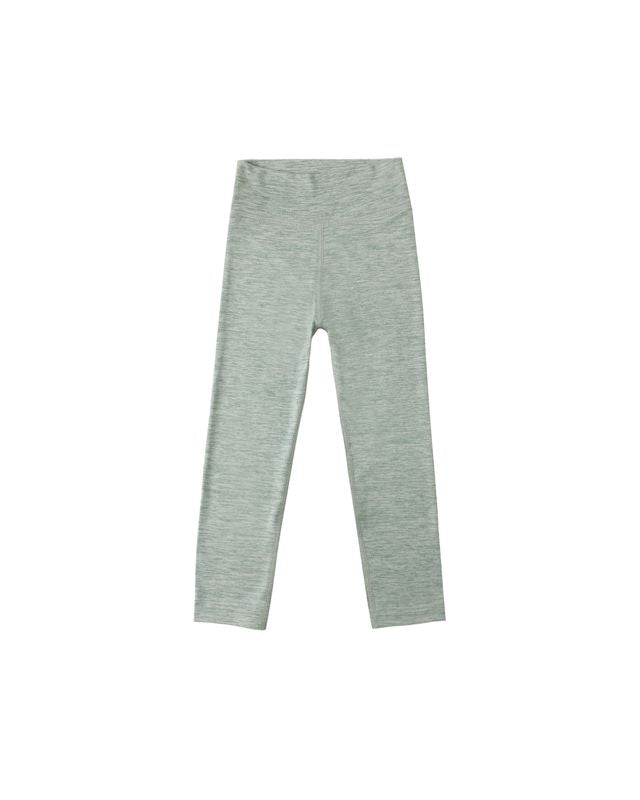 Rylee + Cru Basic Legging - Heathered Sea Green