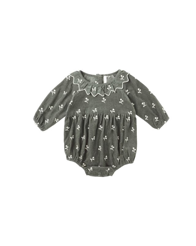 Rylee + Cru Freya Romper - Blossom Embroidery