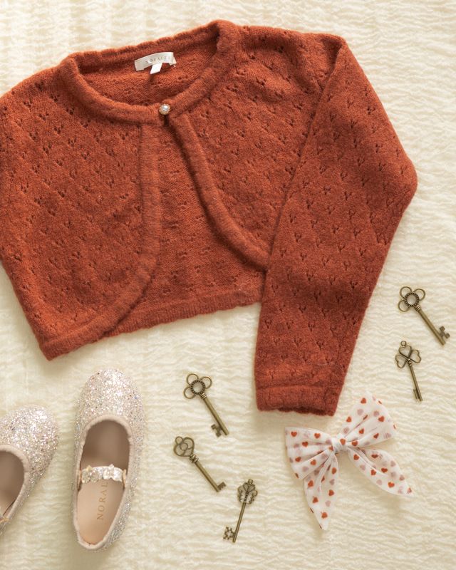Noralee Bolero Sweater - Red