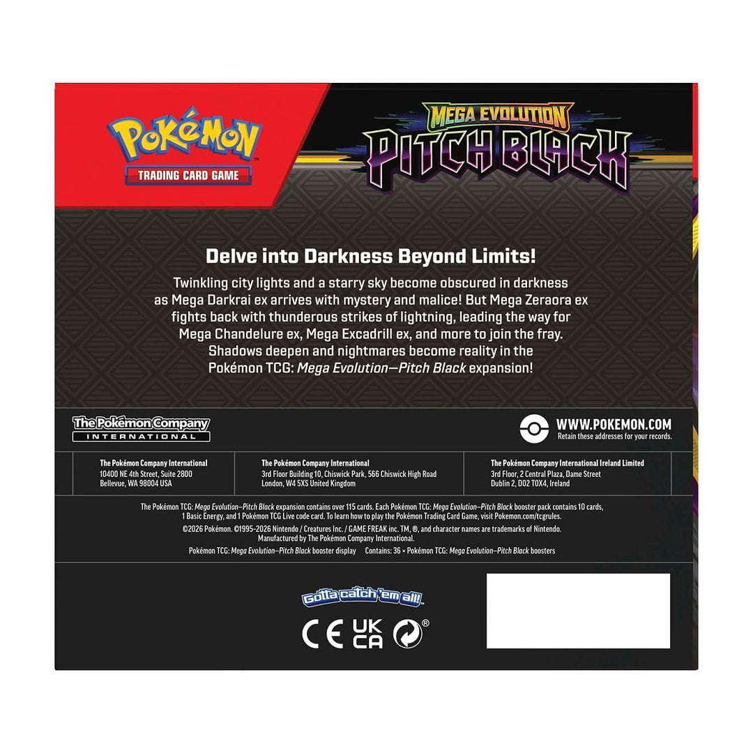 Pokemon Mega Evolution-Pitch Black Booster Pack