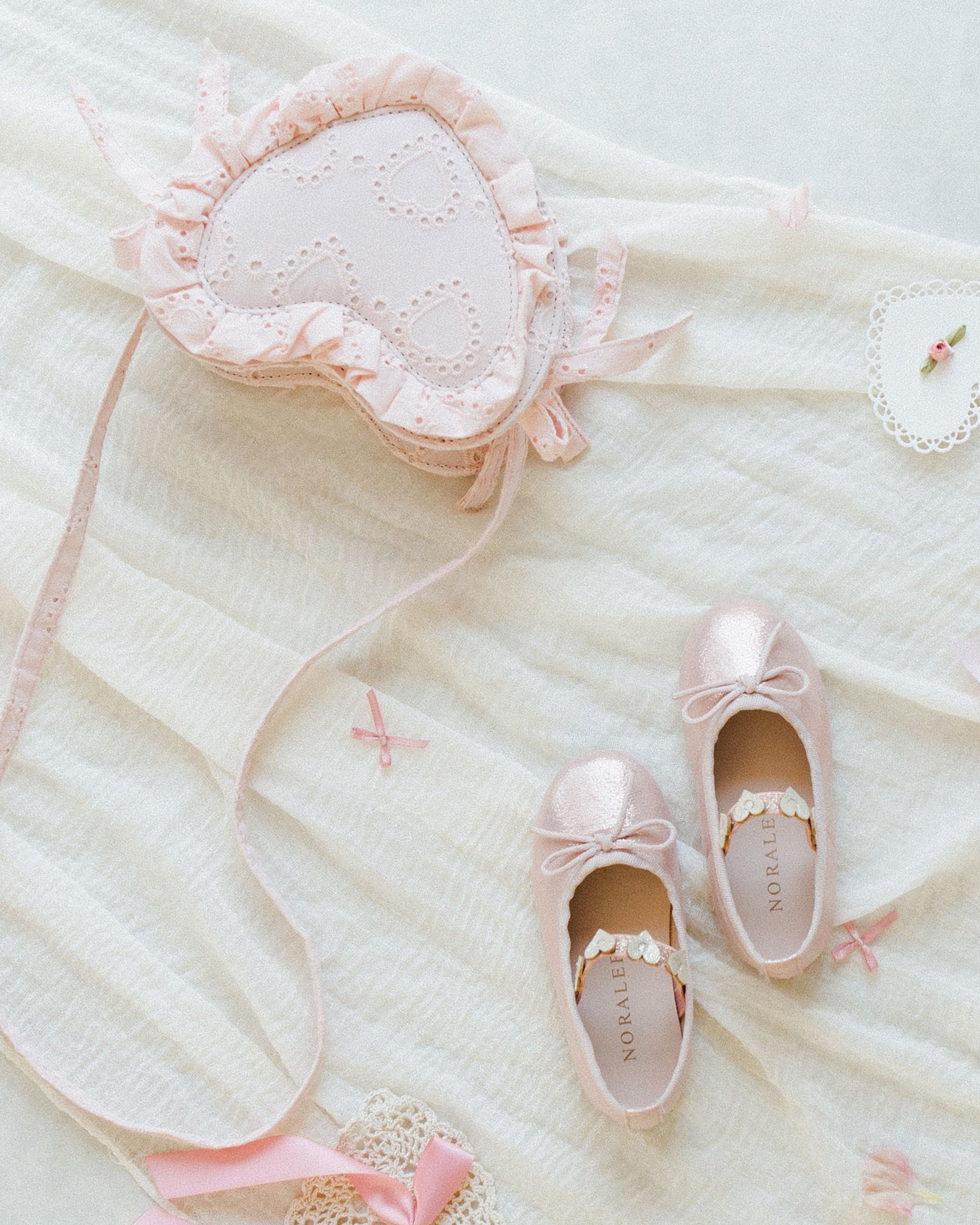 Noralee Ballet Flats - Bubblegum Shimmer – Hopscotch Kids OR