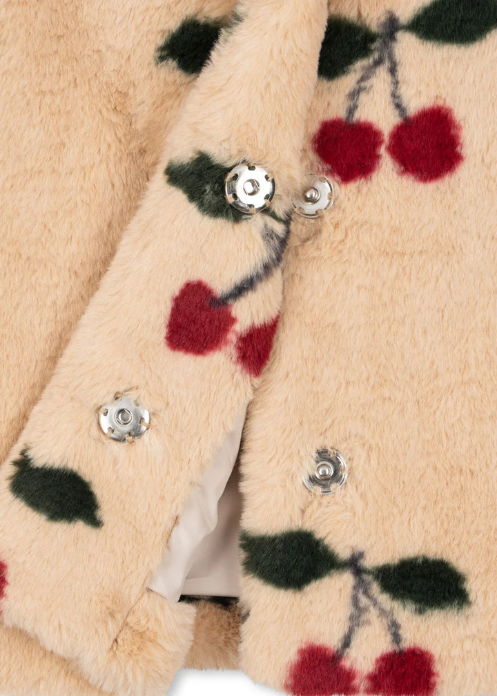 Konges Slojd Fuzzie Coat - Ma Grande Cerise