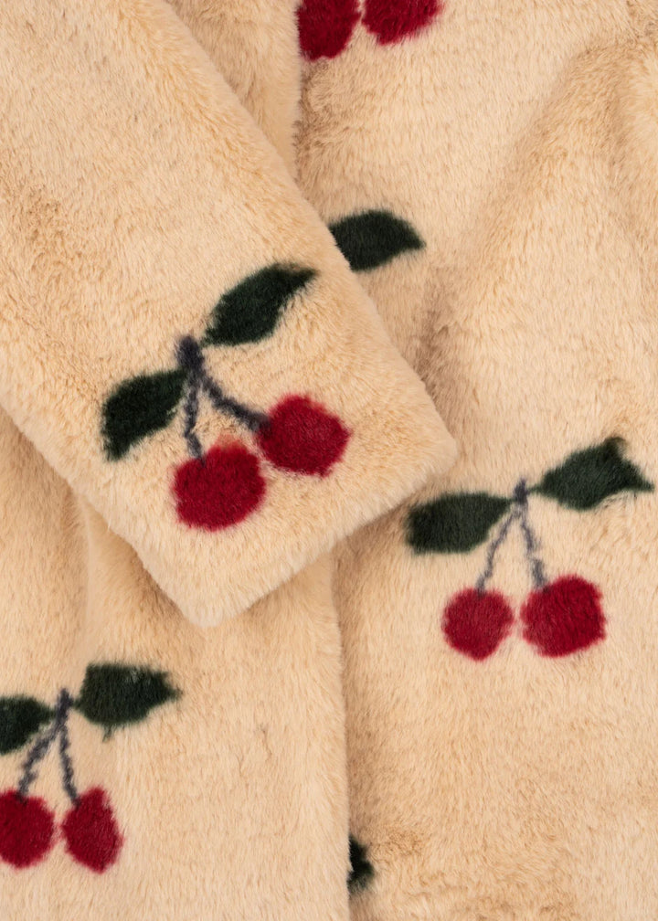 Konges Slojd Fuzzie Coat - Ma Grande Cerise