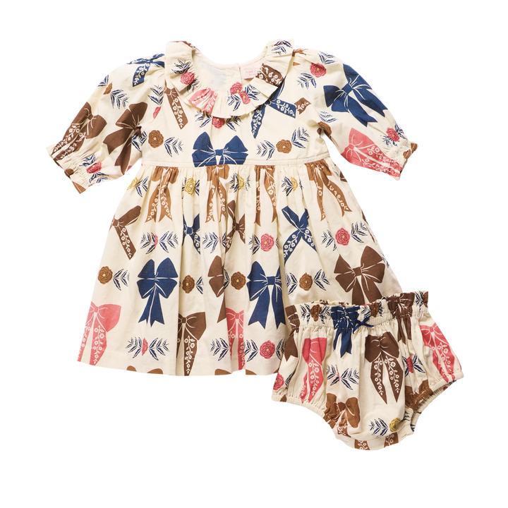Pink Chicken Amara Dress Set - Harvest Bows