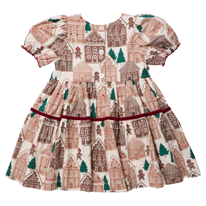 Pink Chicken Eliza Dress - Gingerbread Houses