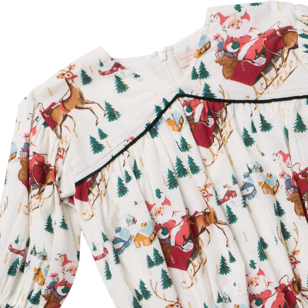 Pink Chicken Wynne Bubble - Santa Sleigh