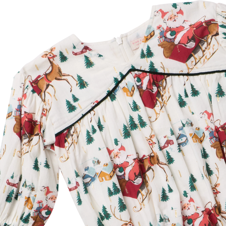 Pink Chicken Wynne Bubble - Santa Sleigh