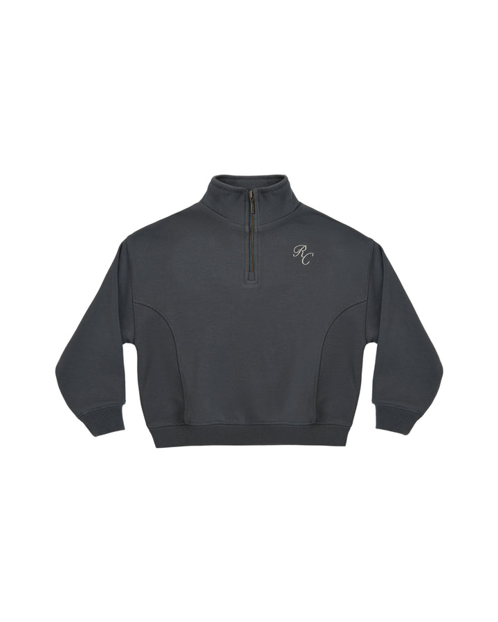 Rylee + Cru Half Zip Sweatshirt - Midnight