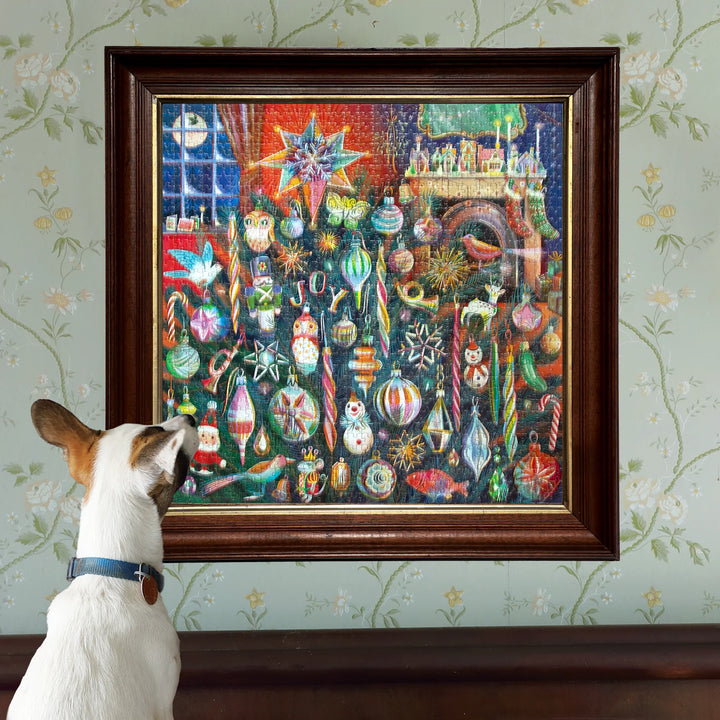 eeBoo Holiday Ornaments 1000 Piece Puzzle