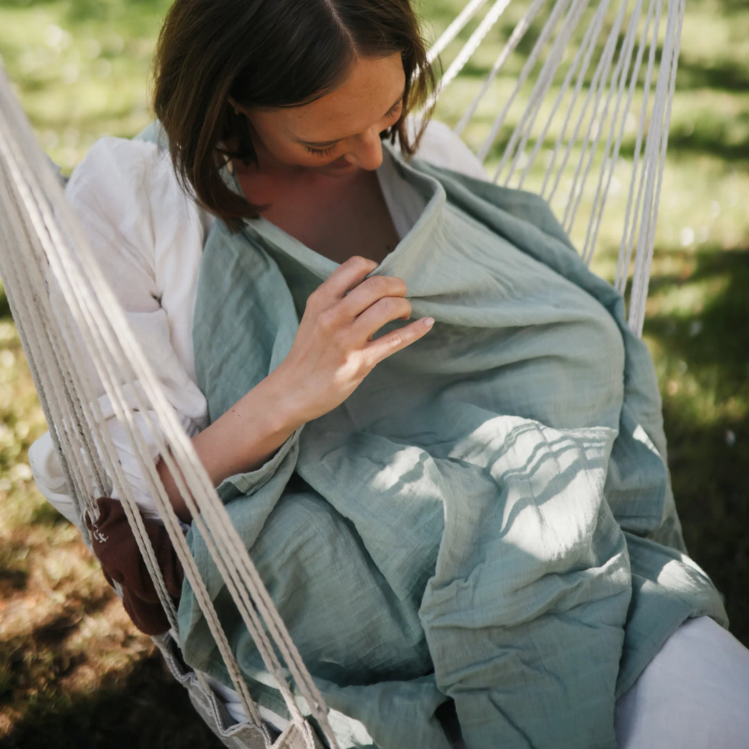 Mushie Muslin Nursing Cover