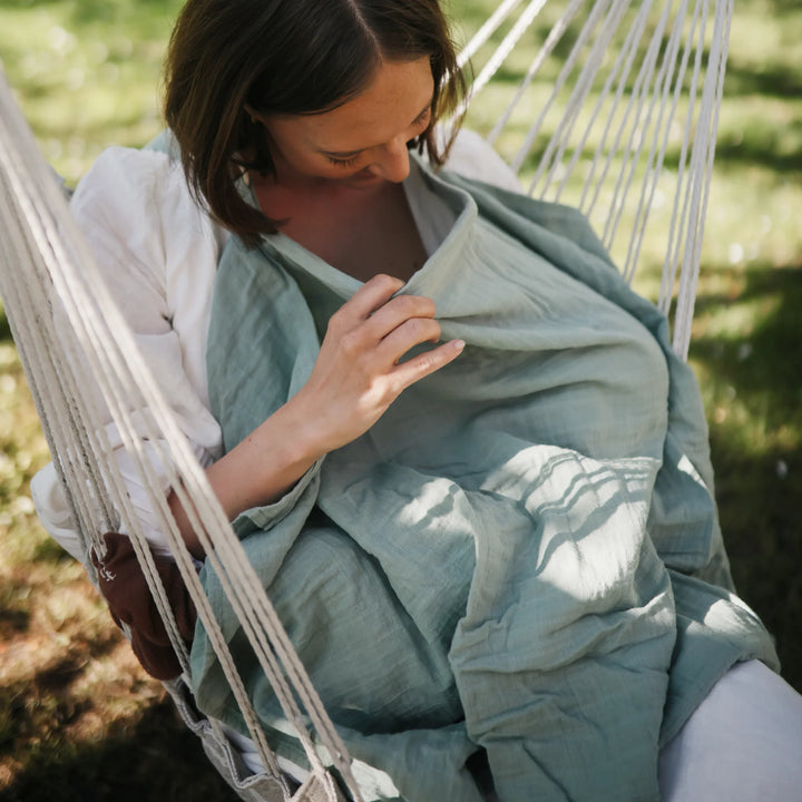 Mushie Muslin Nursing Cover