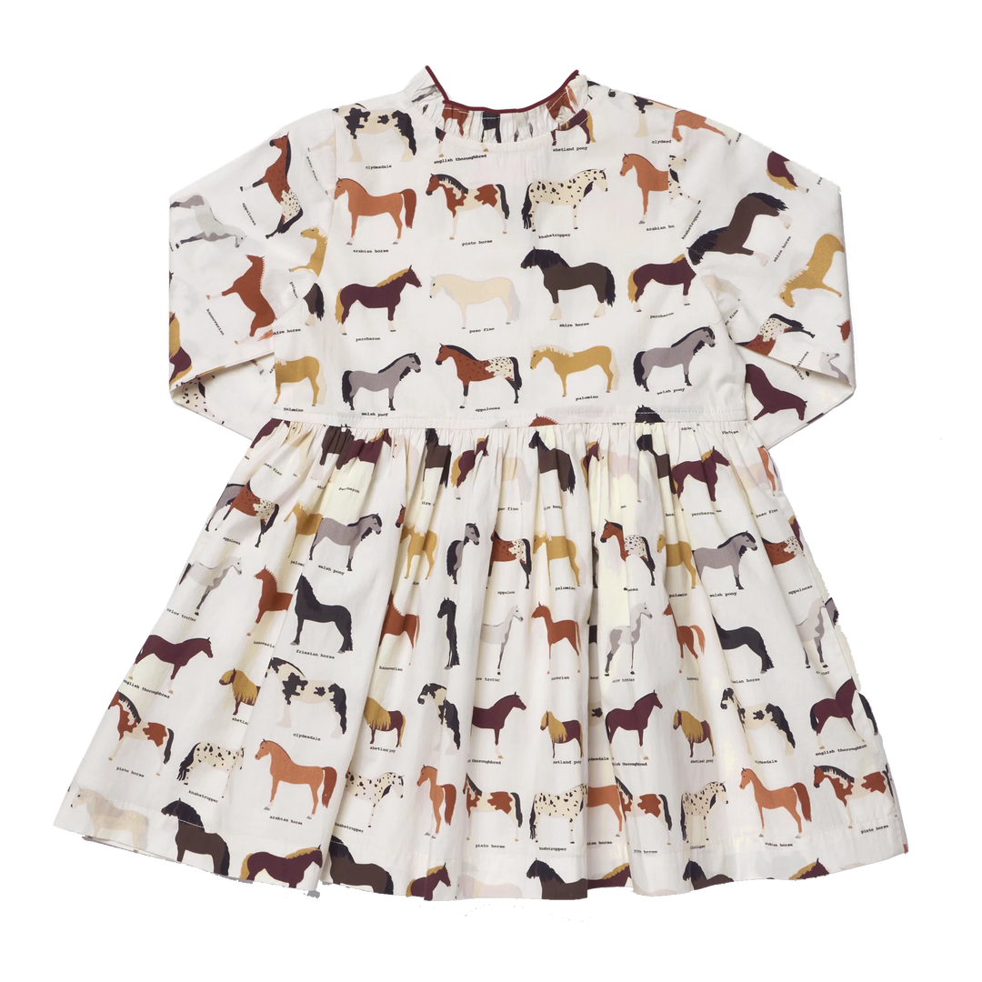 Pink Chicken Autumn Dress - Horse Breeds