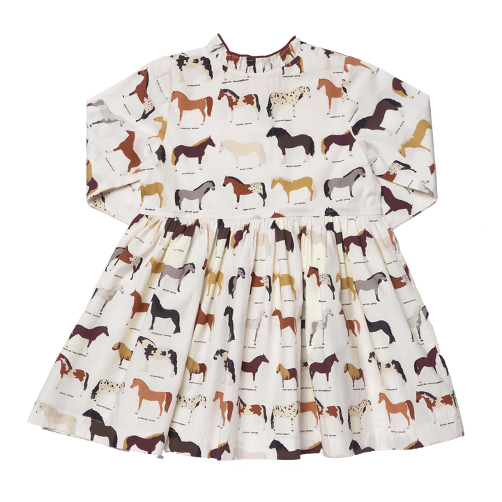Pink Chicken Autumn Dress - Horse Breeds