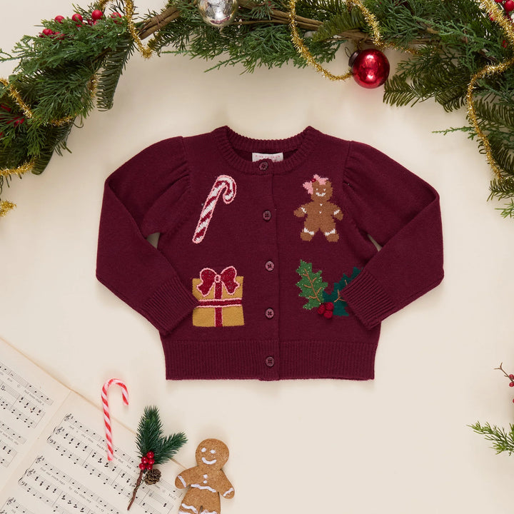 Pink Chicken Constance Sweater - Holiday Patches