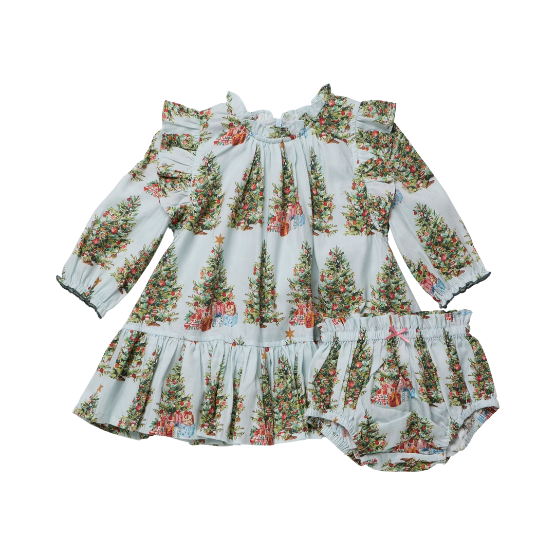 Pink Chicken Harper Dress Set - Trees And Presents
