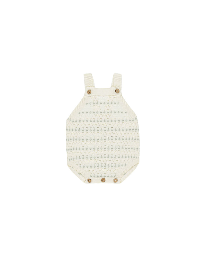 Quincy Mae Tatum Romper - Ivory