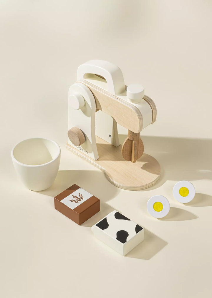 Coco Village Wooden Stand Mixer And Accessories
