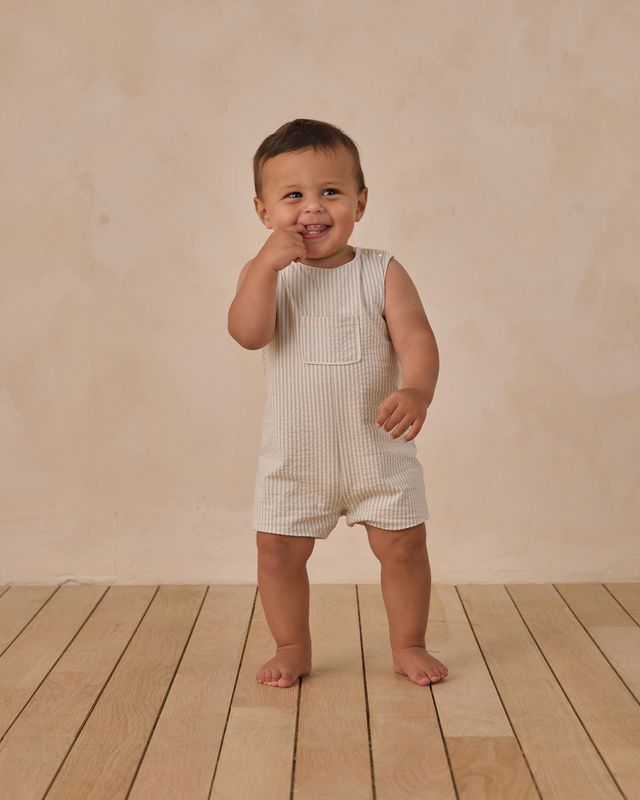 Noralee Georgie Romper - Sky Stripe