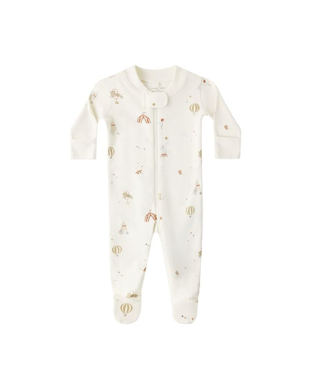 Quincy Mae Zip Long Sleeve Sleeper Footie - Carnival