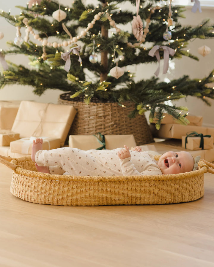 Quincy Mae Pointelle Long John - Holly Berry