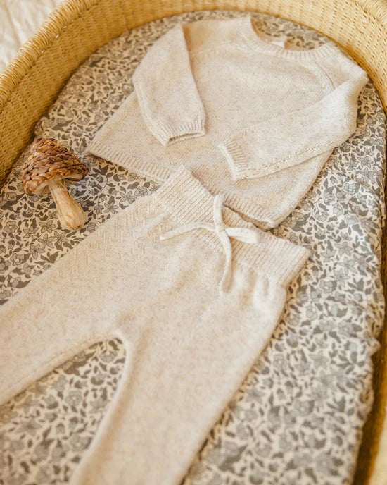 Quincy Mae Knit Sweater - Speckled Natural