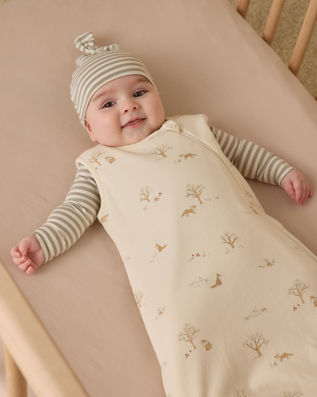 Quincy Mae Jersey Sleep Bag - Fox Land