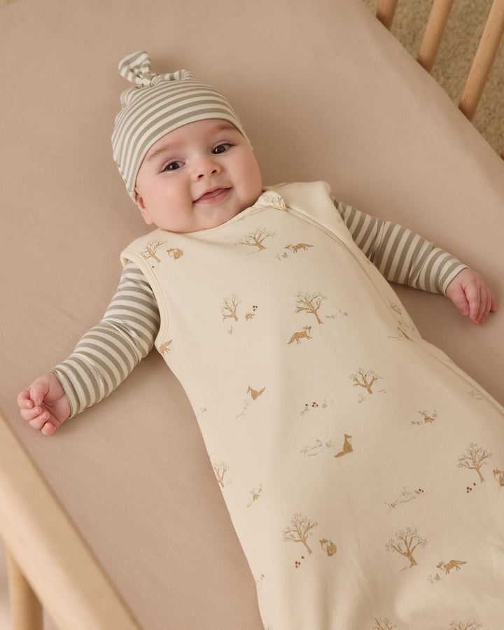Quincy Mae Jersey Sleep Bag - Fox Land