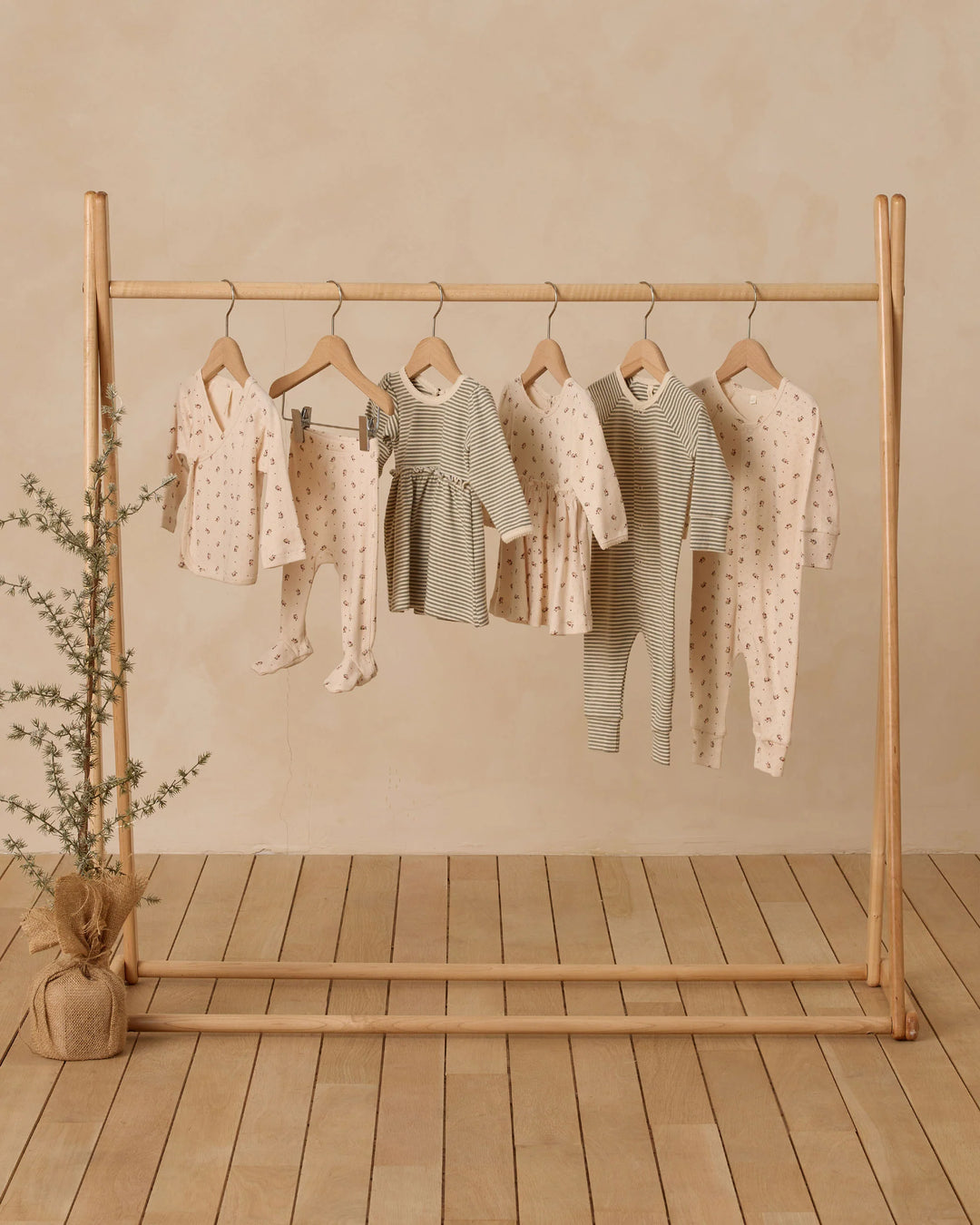 Quincy Mae Pointelle Long John - Holly Berry