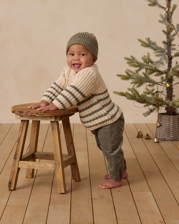 Quincy Mae Rex Sweater - Forest