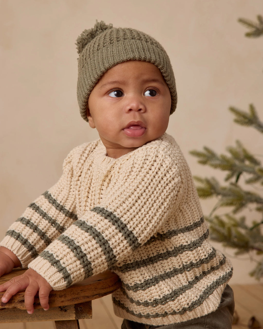 Quincy Mae Rex Sweater - Forest