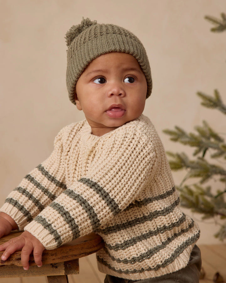 Quincy Mae Rex Sweater - Forest
