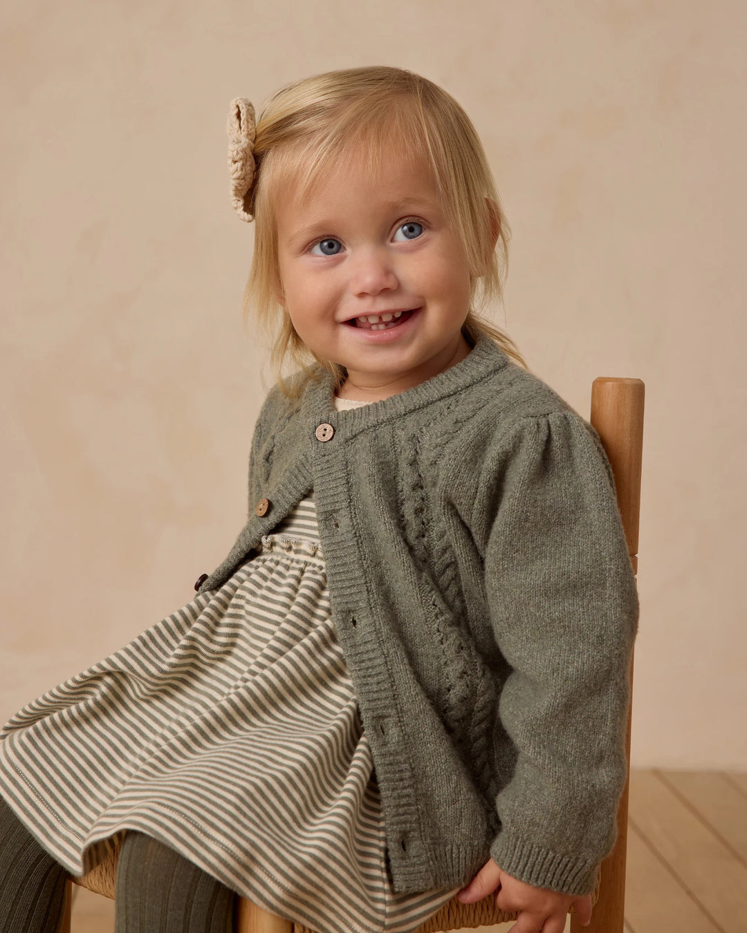 Quincy Mae Holly Cardigan - Forest