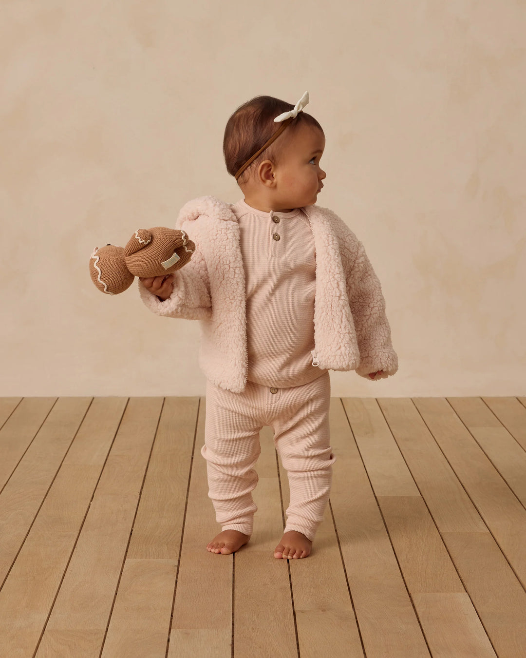 Quincy Mae Bear Jacket - Antique